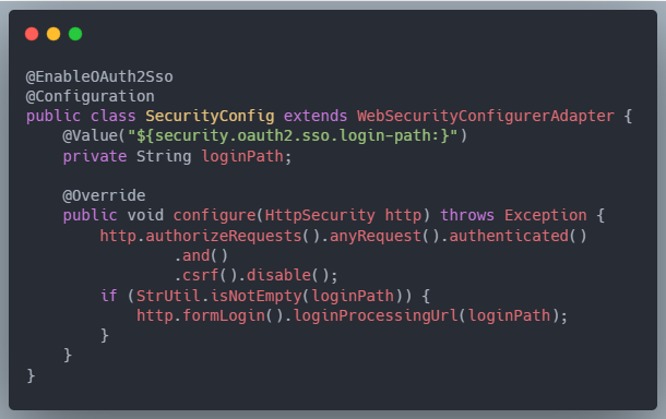 一个注解搞定Spring Security基于Oauth2的SSO单点登录功能
