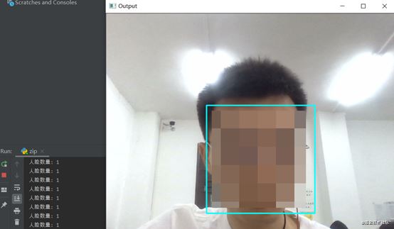 python计算机视觉OpenCV库实现实时摄像头人脸检测示例