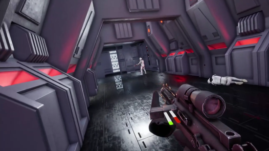 《星球大战：黑暗力量》粉丝重制版VR演示 身临其境爷青回
