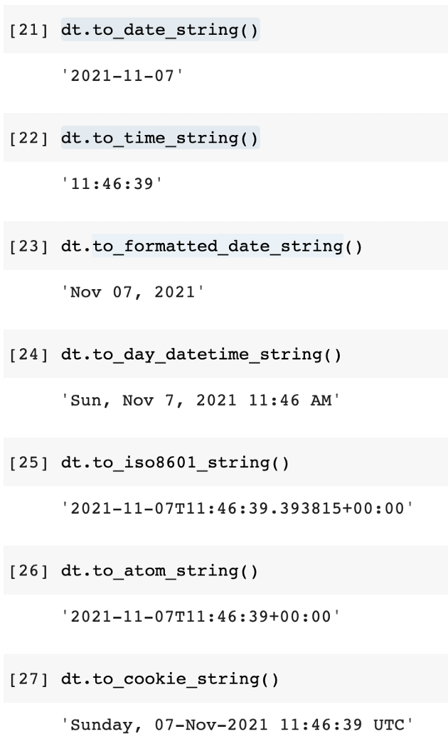 最好的Python DateTime 库之 Pendulum 长篇解析