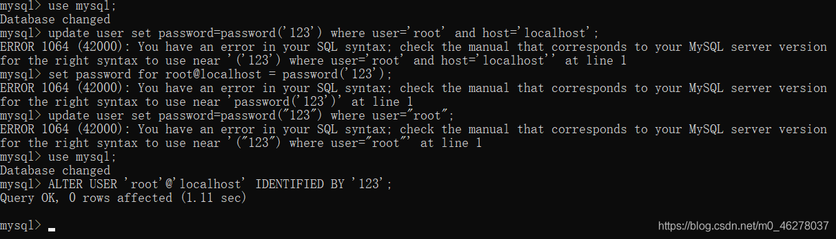 解决MySQL添加新用户-ERROR 1045 (28000)的问题