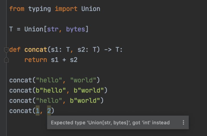 Python Type Hints 学习之从入门到实践