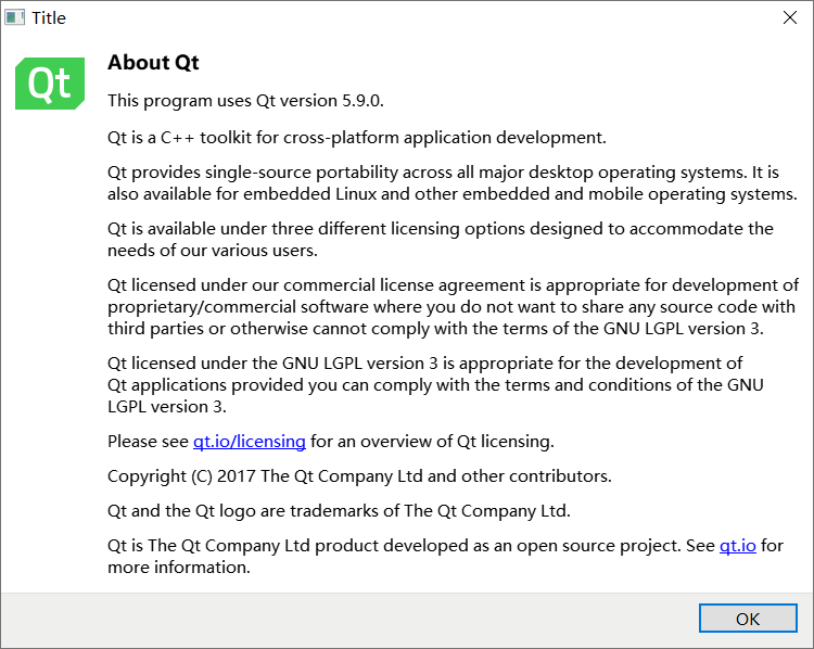 Qt QMessageBox类使用教程