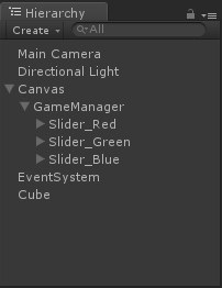 Unity通过UGUI的Slider调整物体颜色