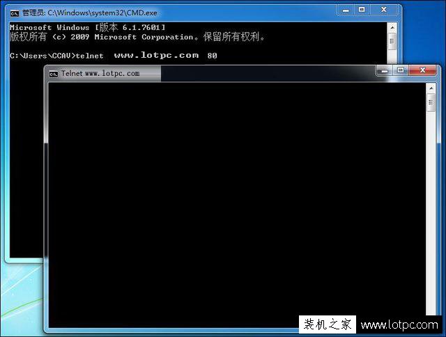 Windows7系统中怎么Ping端口？利用telnet命令Ping 端口的方法