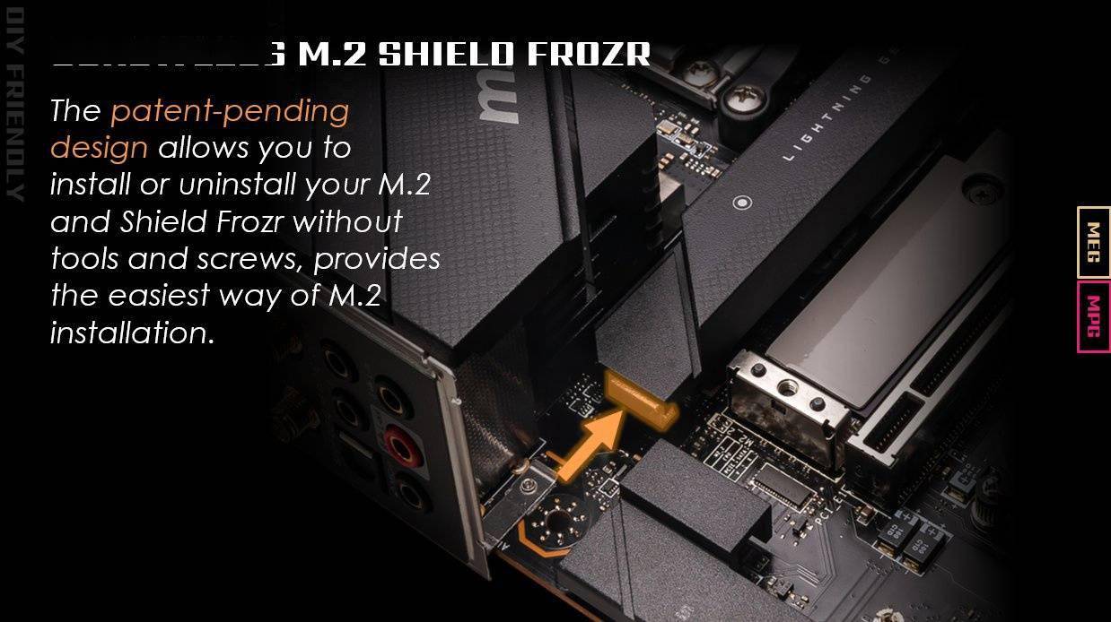 微星为 X670 主板推出无螺丝 M.2 插槽，AMD Zen4 平台即将到来