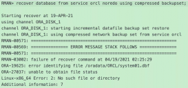Oracle DataGuard GAP 修复手册