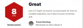 《匹诺曹的谎言》MC媒体均分83 IGN和GameSpot给出双8分评价