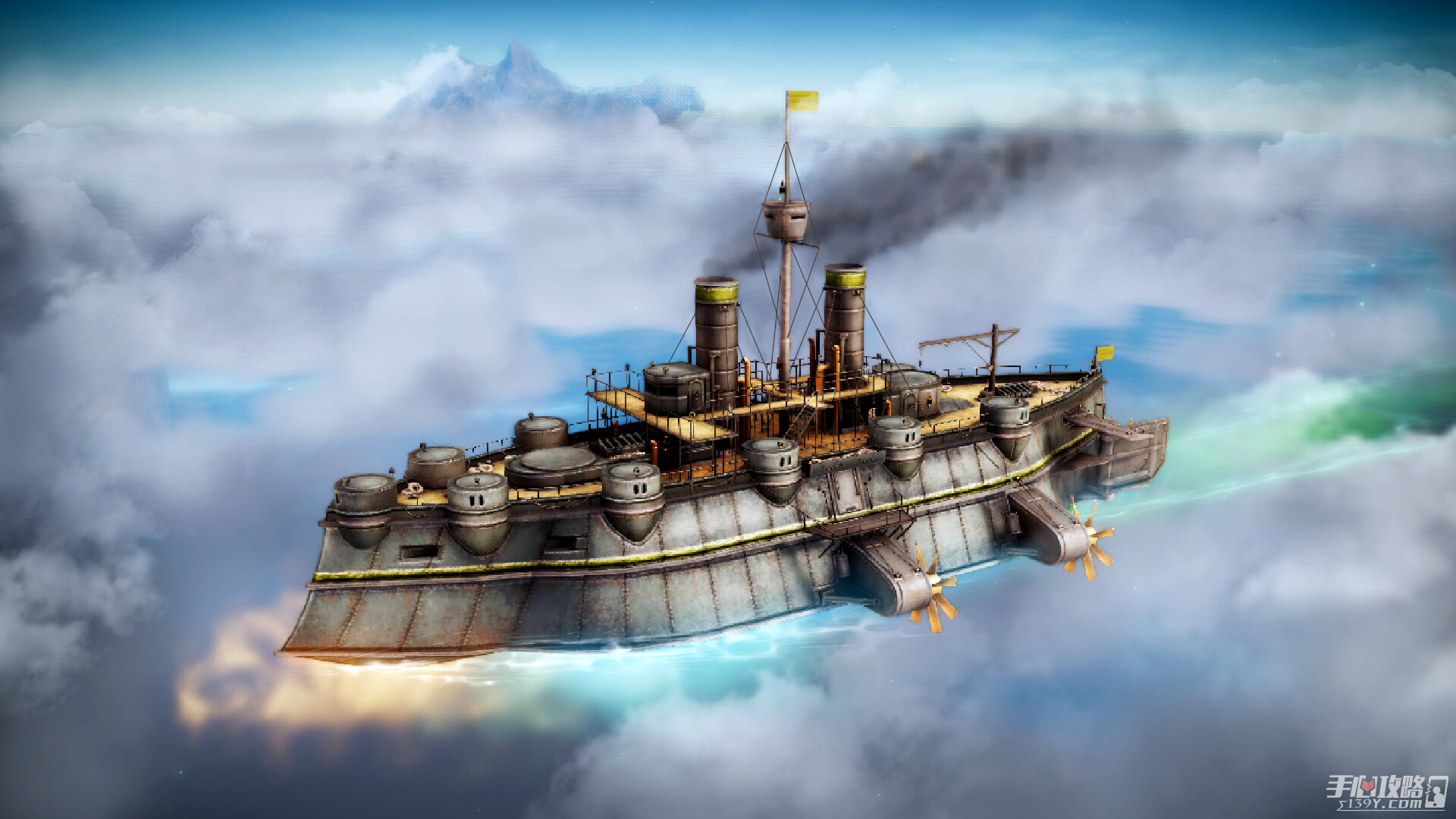飞艇贸易和战斗模拟游戏《飞空艇时代：贸易帝国》上架steam