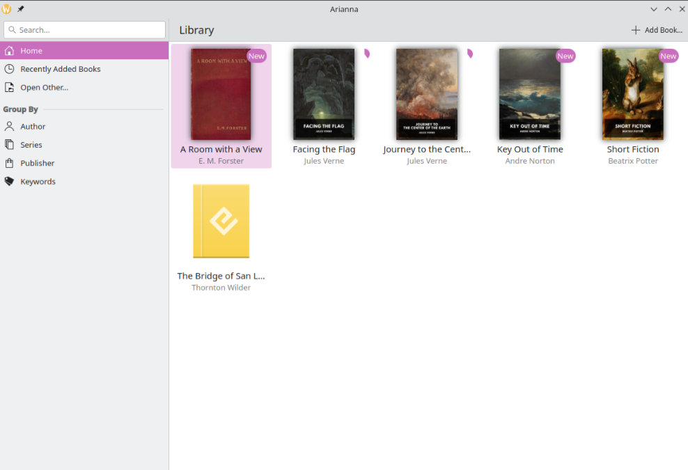 KDE 团队正在开发新的电子书管理应用：Arianna