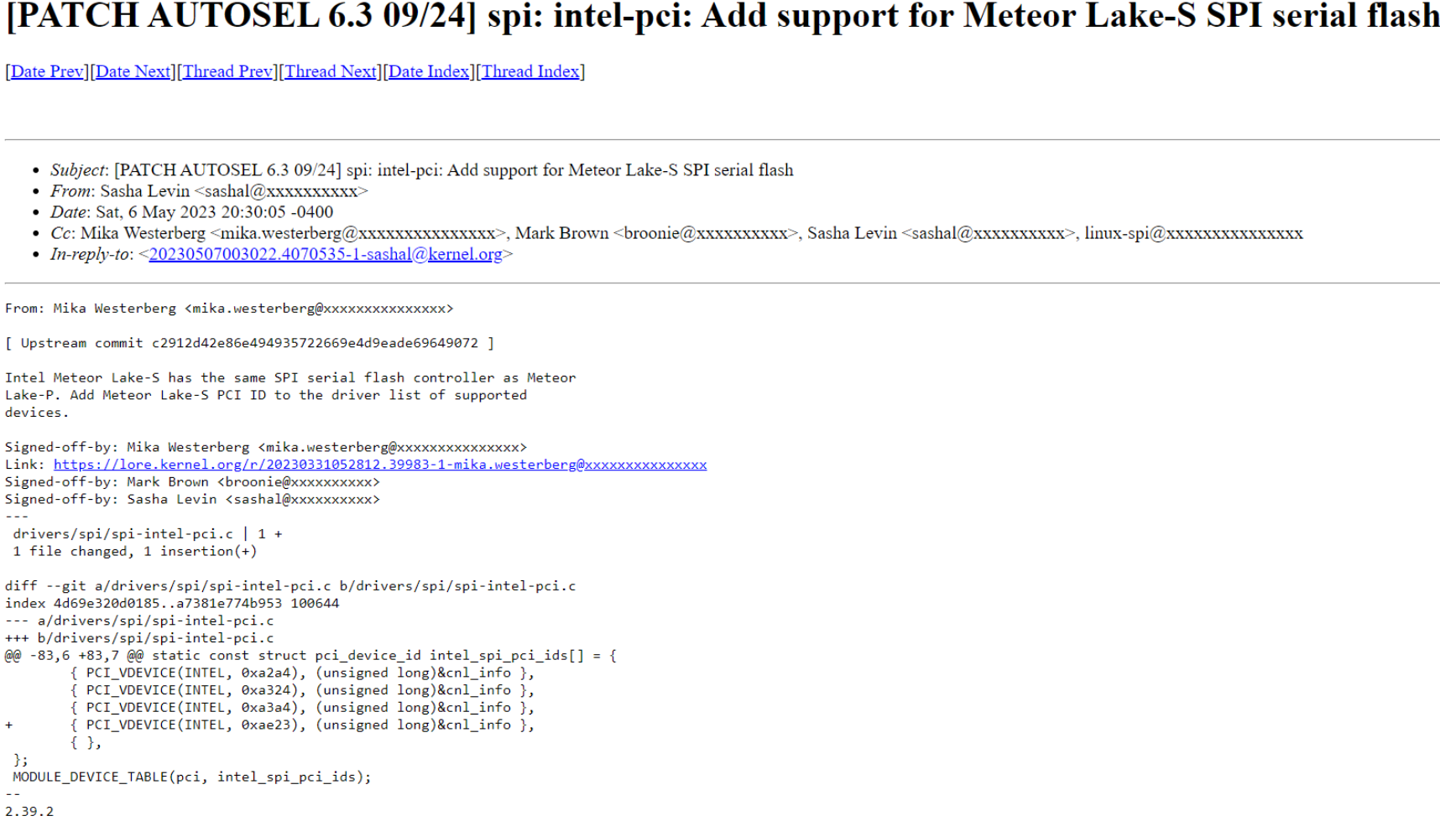 Linux 6.3 补丁更新支持英特尔 14 代酷睿 Meteor Lake-S 桌面处理器